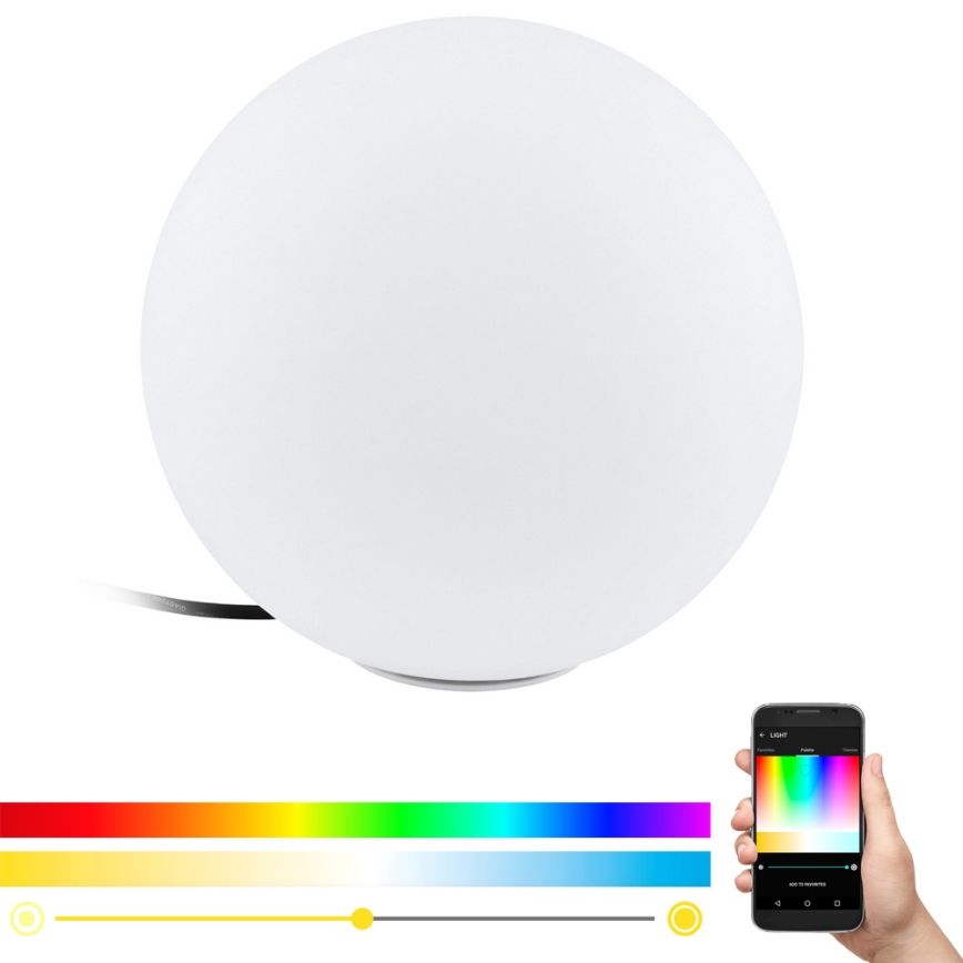 Eglo 98105 - Lámpara exterior LED RGBW MONTEROLO-C LED/9W/230V IP65 Ø300 mm