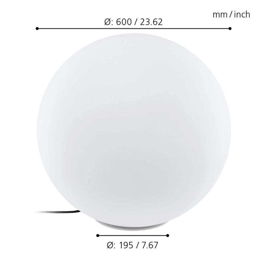 Eglo - Lámpara de exterior LED RGBW MONTEROLO-C 1xLED/9W/230V IP65 ø600