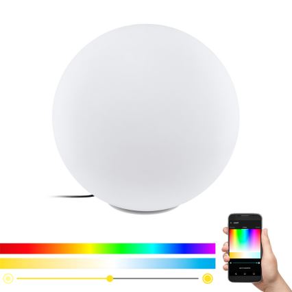 Eglo 98108 - Lámpara exterior LED RGBW MONTEROLO-C 1xLED/9W/230V IP65 Ø600 mm