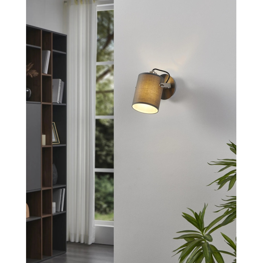 Eglo 98138 - Aplique de pared tipo foco VILLABATE 1xE27/10W/230V