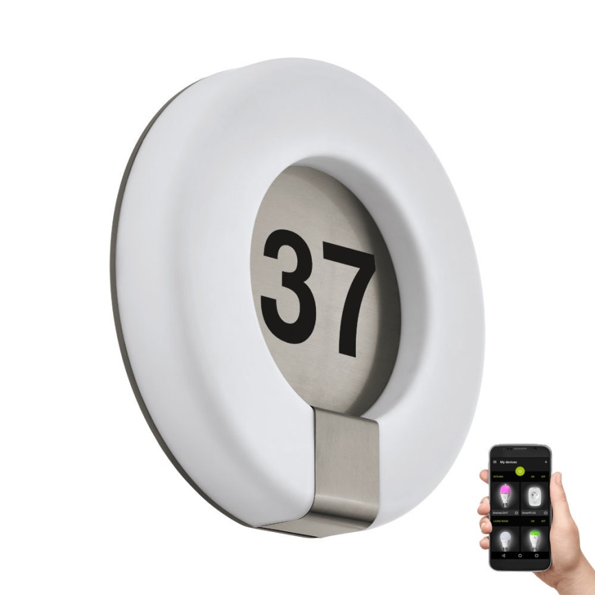 Eglo 98145 - LED RGB Número de casa MARCHESA-C LED/15W/230V IP44
