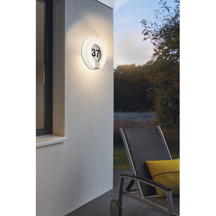Eglo 98145 - Número de casa LED regulable MARCHESA-C LED/15W/230V IP44
