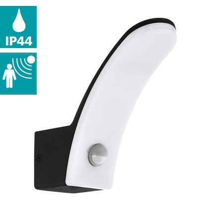 Eglo - Aplique LED exterior con sensor LED/11W/230V IP44