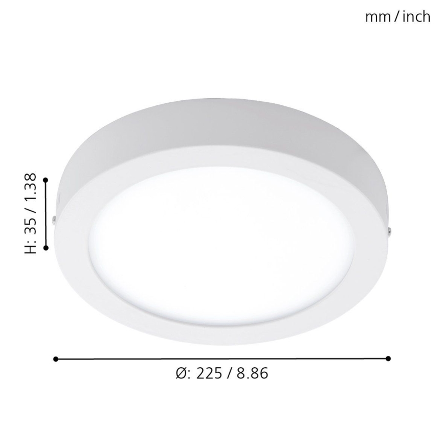Eglo - Lámpara de exterior regulable ARGOLIS-C LED/16,5W/230V IP44