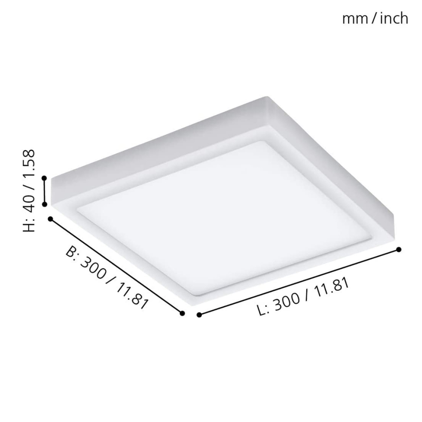 Eglo - Lámpara exterior LED regulable ARGOLIS-C LED/22W/230V Bluetooth IP44