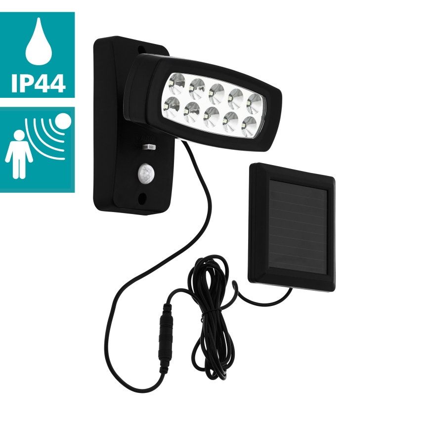 Eglo - Aplique solar LED de pared con sensor LED/1,2V 600 mAh IP44