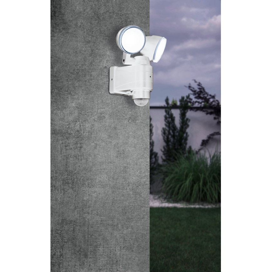 Eglo - Luminaria LED para exterior con sensor 2xLED/4W/4xLR14 IP44