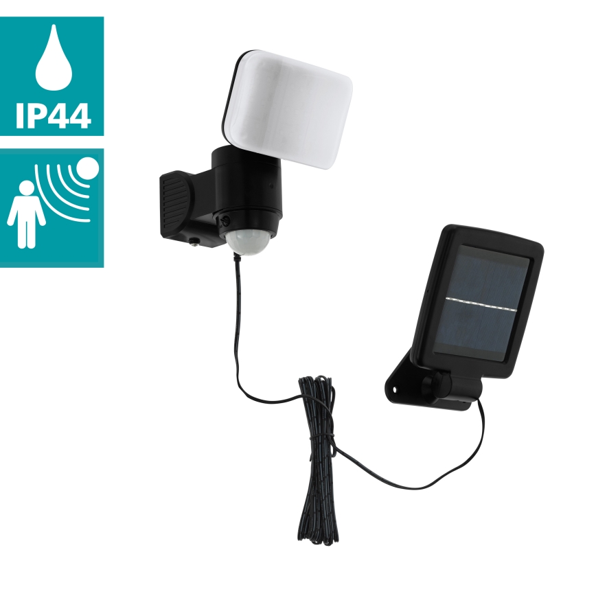 Eglo - Aplique LED solar con sensor LED/3,7V 1800 mAh IP44