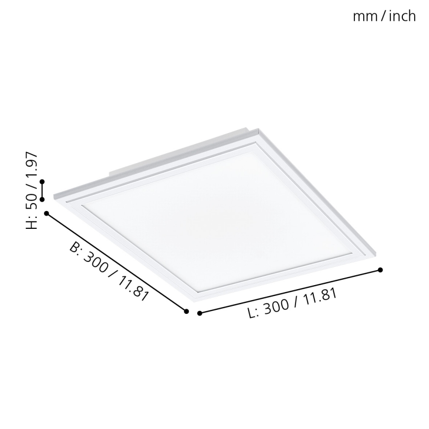 Eglo - Lámpara de techo LED regulable LED/14W/230V + mando a distancia