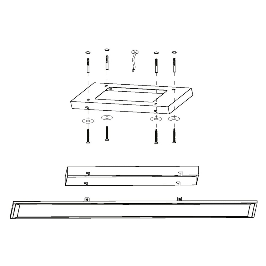 Eglo - LED Panel regulable LED/30W/230V + control remoto