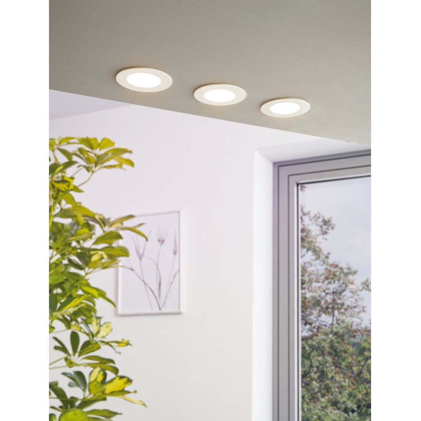 Eglo - Lámpara empotrable LED regulable LED/5W/230V + mando a distancia