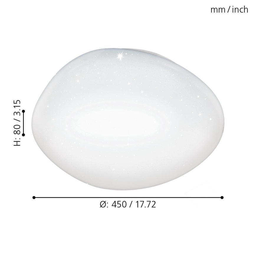 Eglo - Lámpara de techo LED regulable LED/24W/230V con mando a distancia