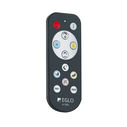 Eglo 98228 - Lámpara de techo LED regulable SILERAS-A LED/36W/230V Ø 60 cm + mando a distancia