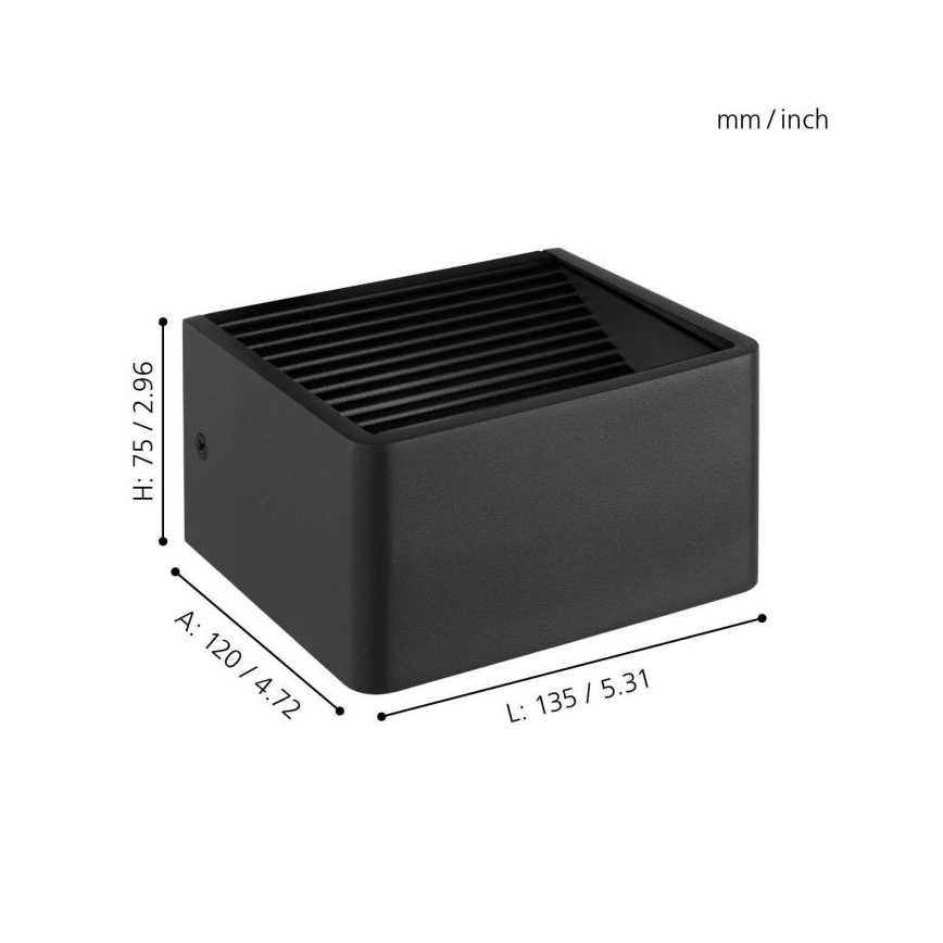 Eglo - Aplique LED para exterior LED/6W/230V IP44