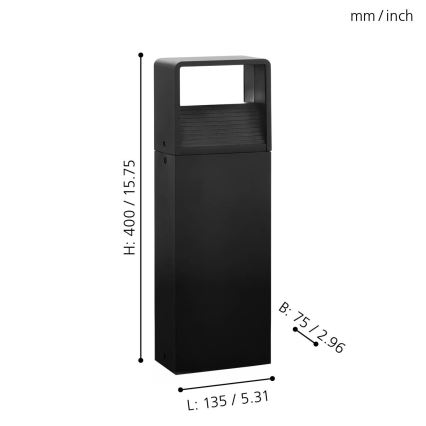 Eglo - LED Lámpara exterior LED/5W/230V IP44