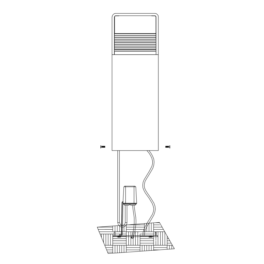 Eglo - LED Lámpara exterior LED/5W/230V IP44