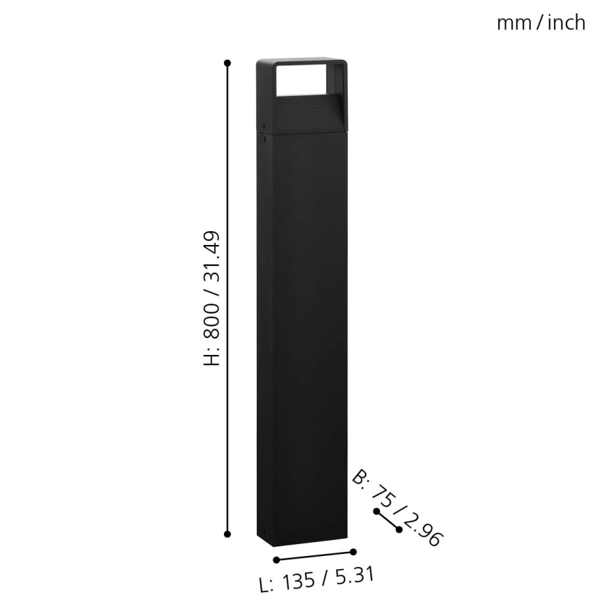 Eglo 98272 - LED Lámpara exterior DONINNI LED/5W/230V IP44