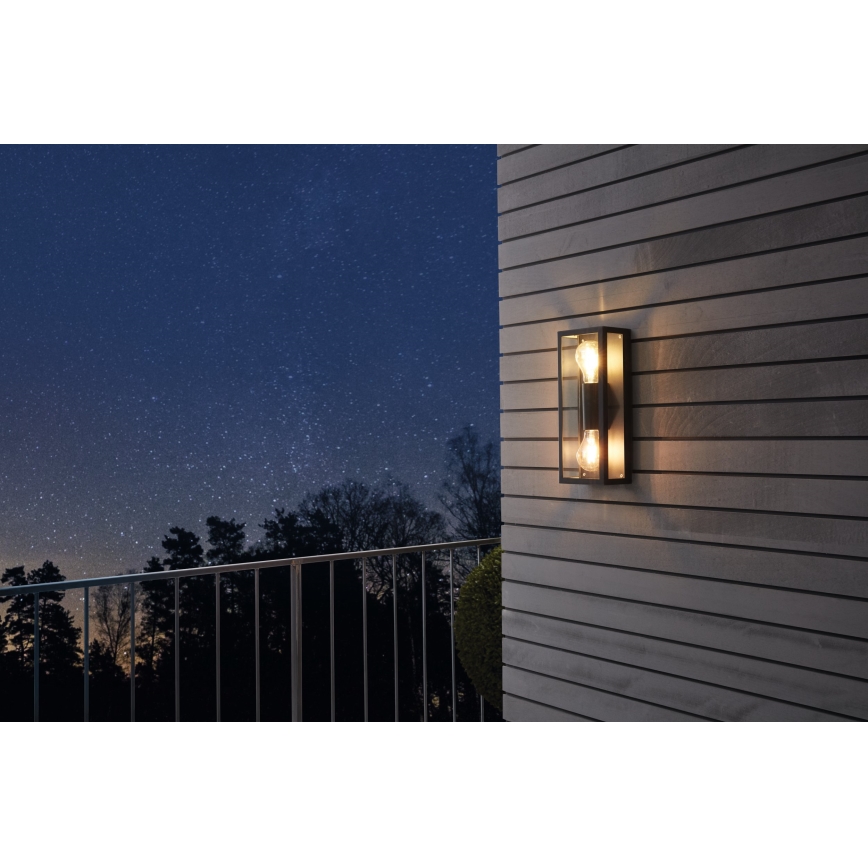Eglo - Aplique de exterior 2xE27/60W/230V IP44