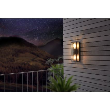 Eglo - Aplique de exterior 2xE27/60W/230V IP44