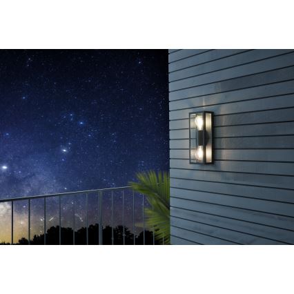 Eglo - Aplique de exterior 2xE27/60W/230V IP44