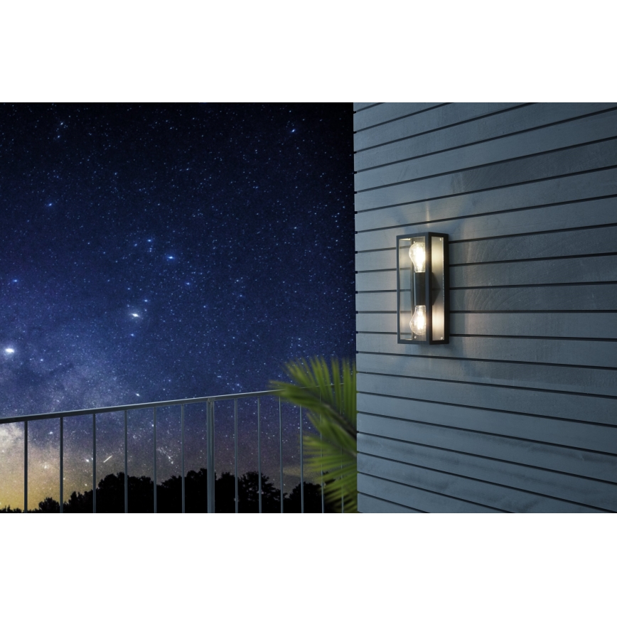 Eglo - Aplique de exterior 2xE27/60W/230V IP44
