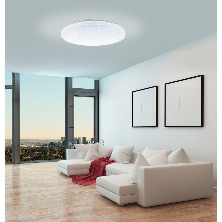 Eglo - Lámpara de baño LED regulable LED/12W/230V IP44 + mando a distancia