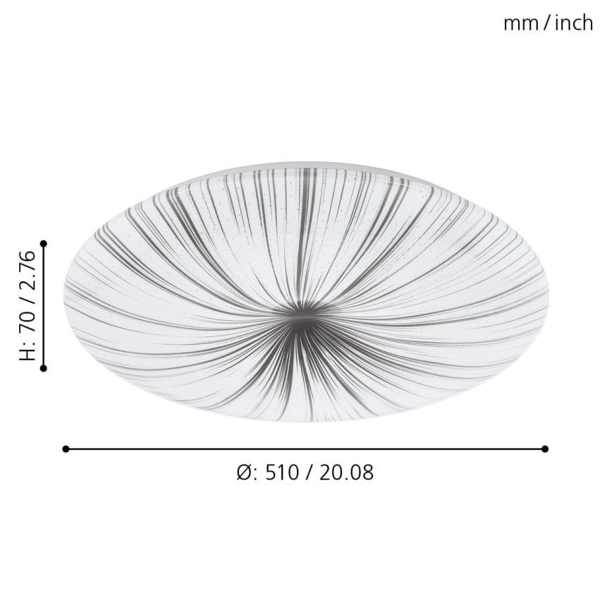 Eglo - Plafón LED LED/30,8W/230V