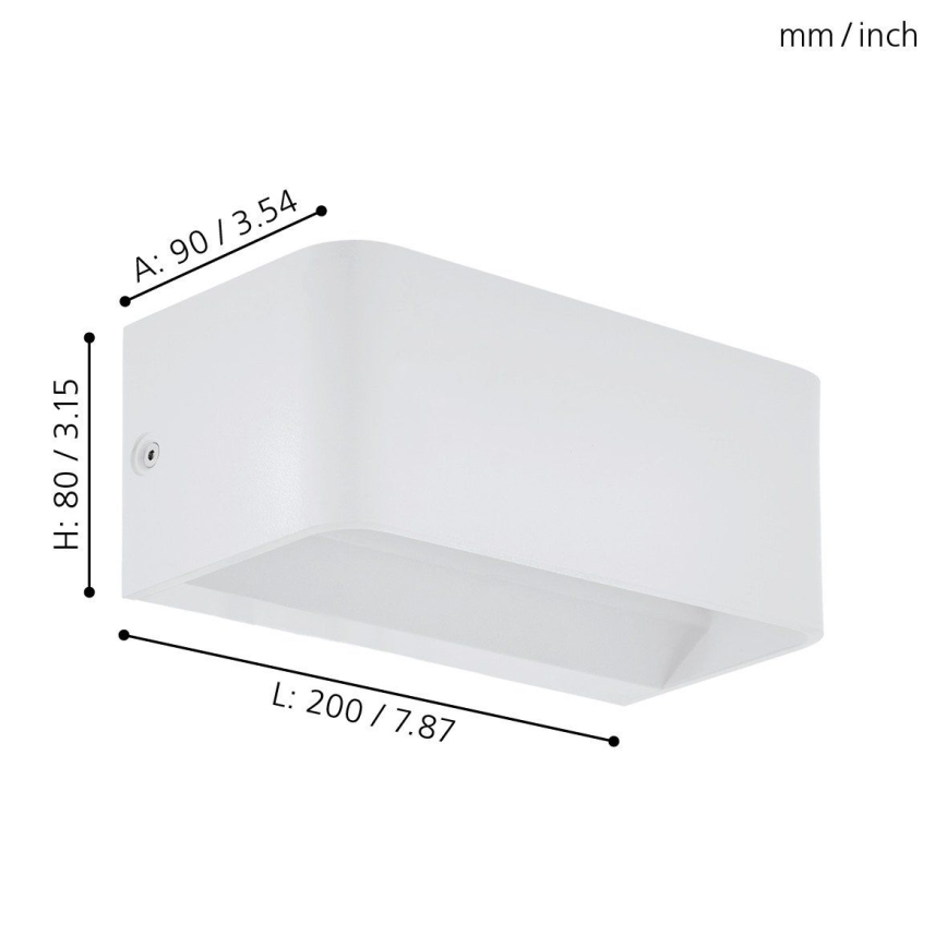 Eglo - Aplique LED LED/10W/230V
