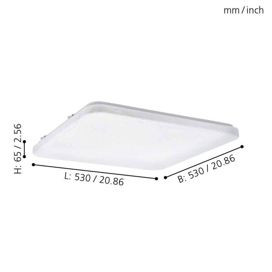 Eglo - Plafón LED LED/49,5W/230V