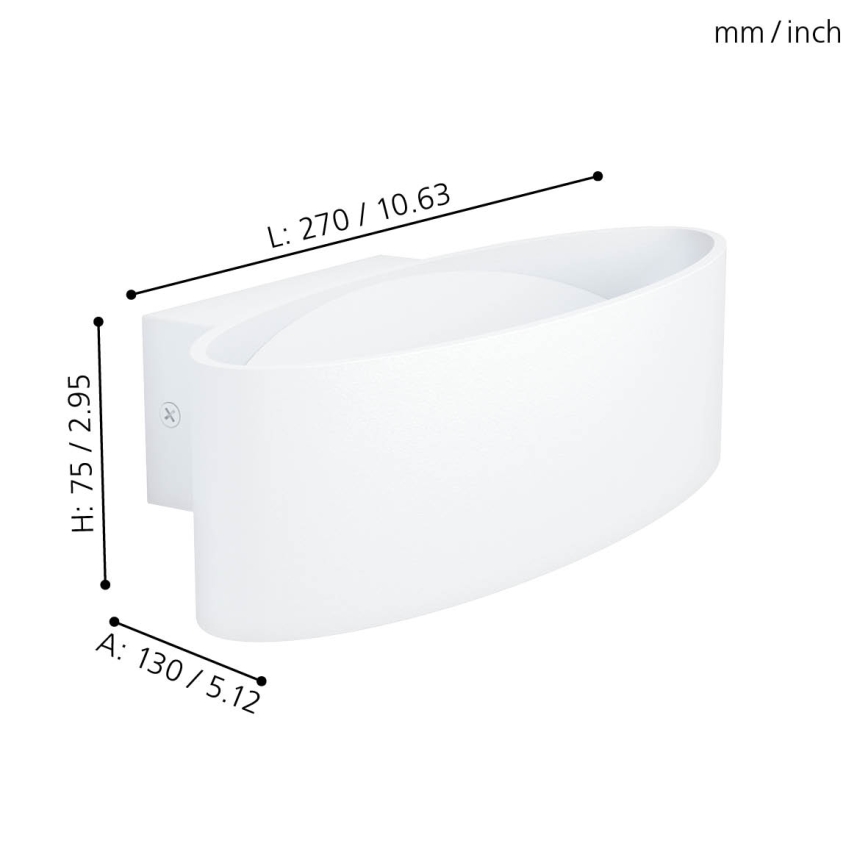Eglo - Aplique LED LED/10W/230V