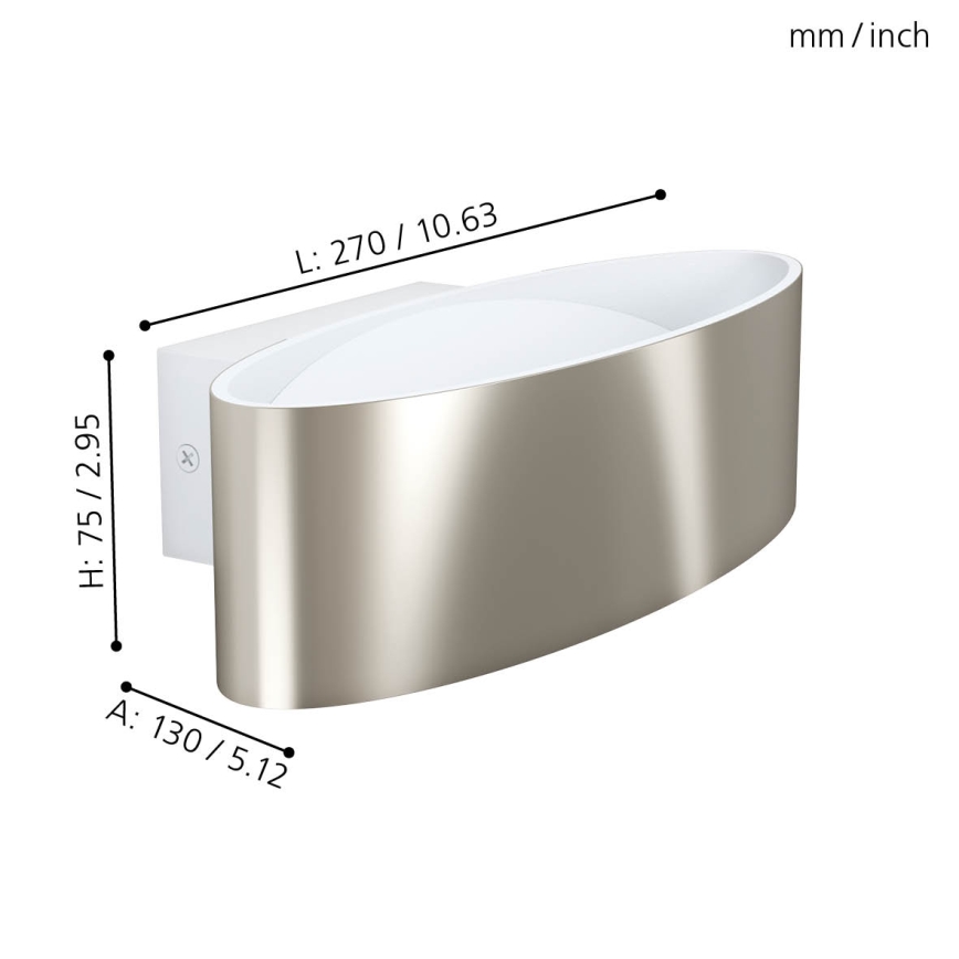 Eglo - Aplique LED LED/10W/230V