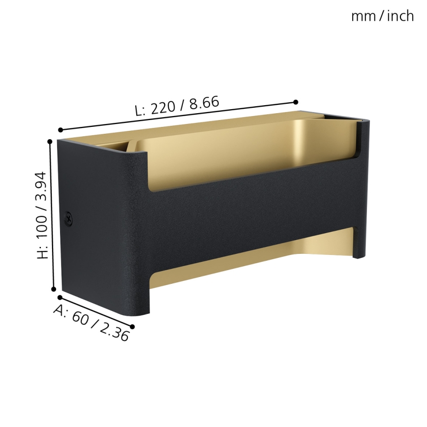 Eglo - Aplique LED LED/10W/230V