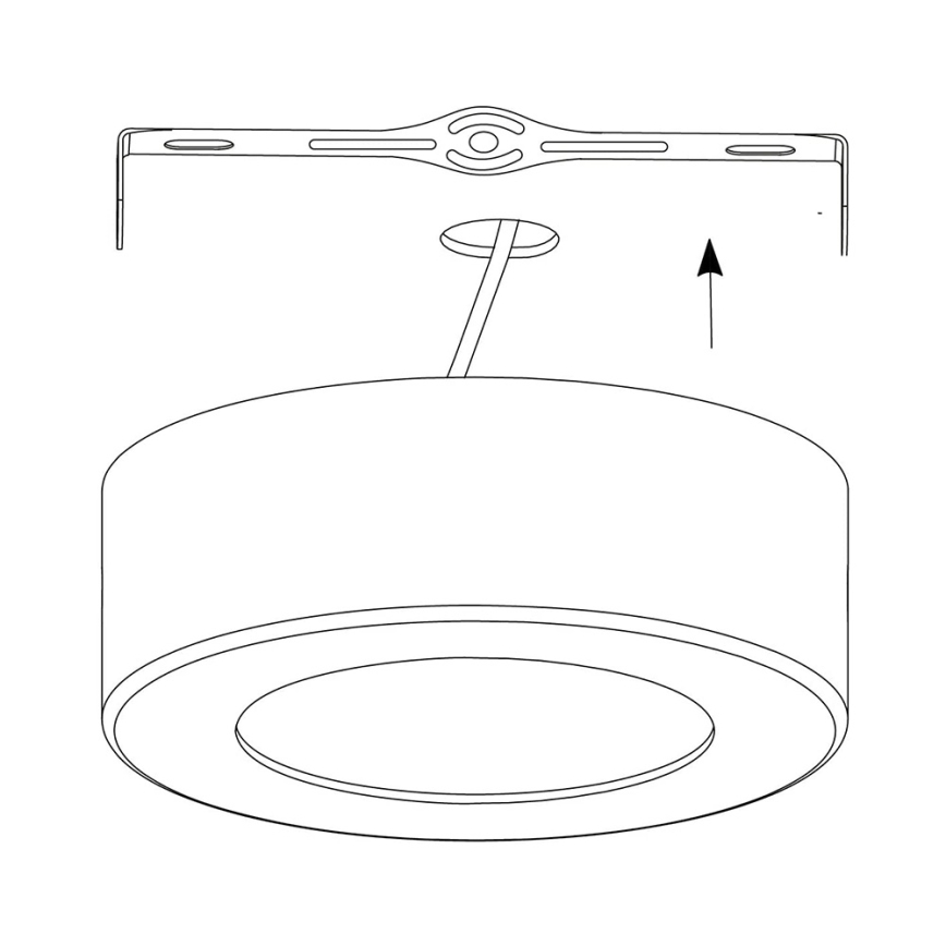 Eglo - Lámpara de techo LED RGB regulable FUEVA-C LED/21W/230V