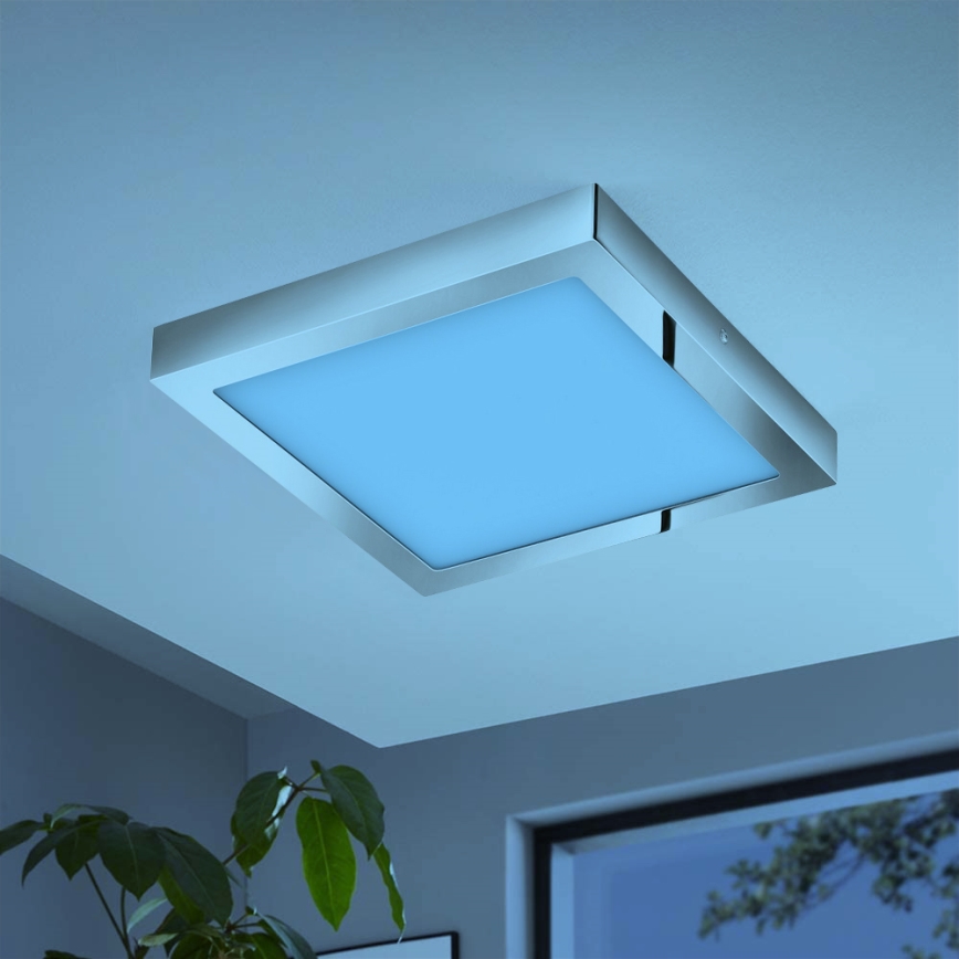 Eglo - Plafón LED RGBW regulable FUEVA-C LED/21W/230V Bluetooth