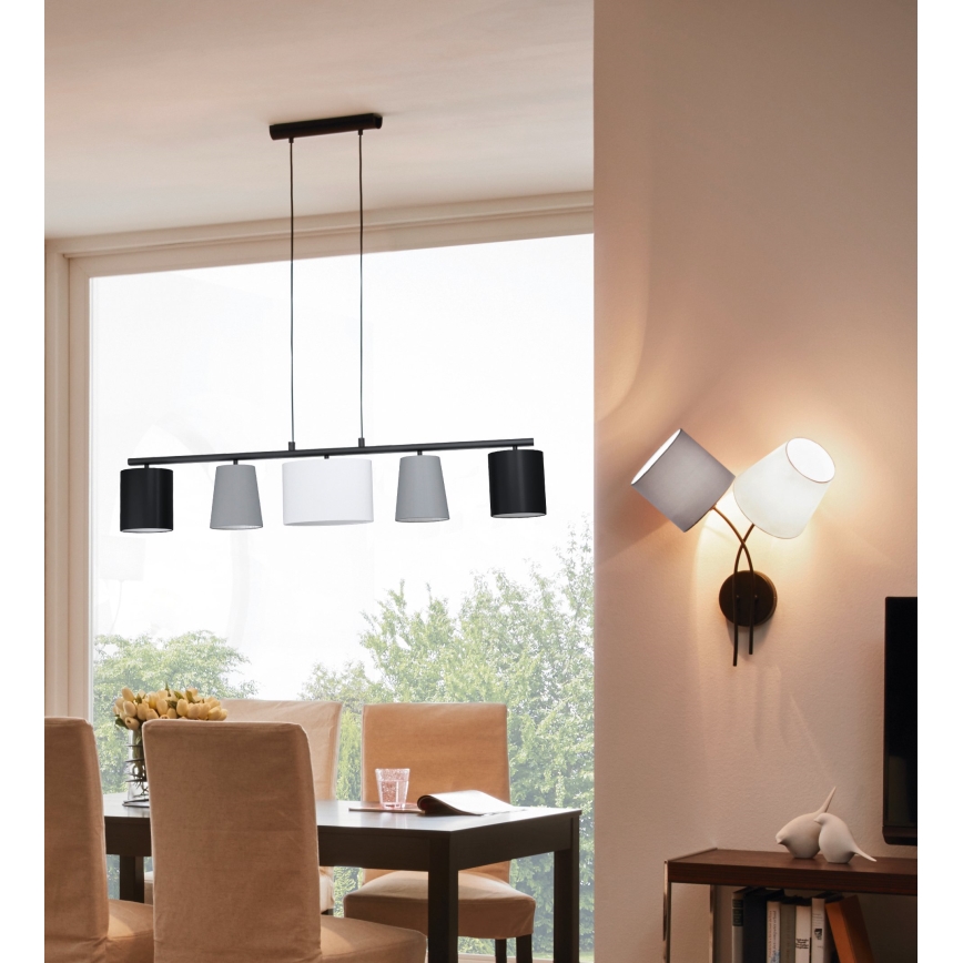 Eglo - Lámpara colgante 5xE14/25W/230V