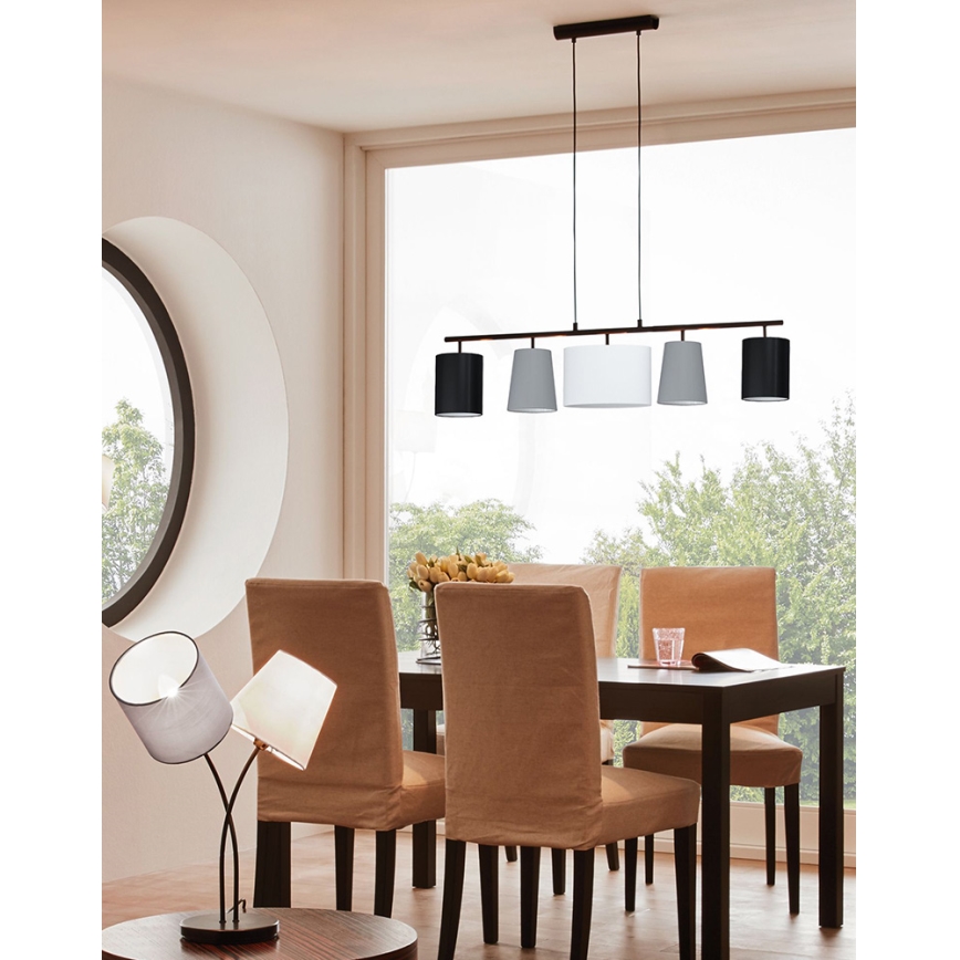 Eglo - Lámpara colgante 5xE14/25W/230V