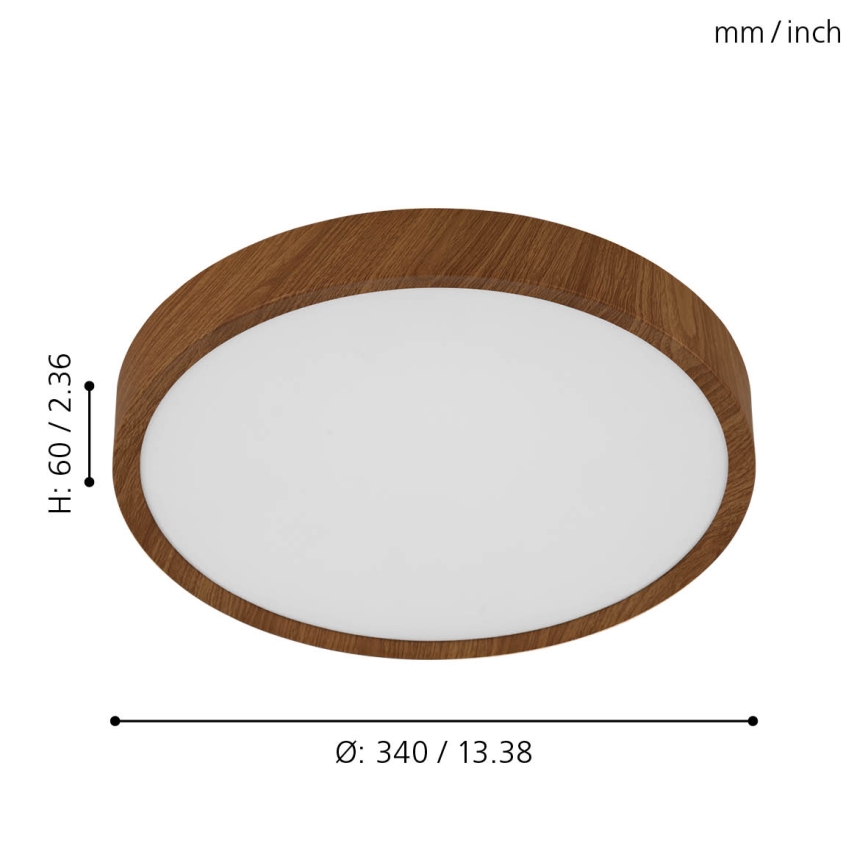 Eglo - Plafón LED LED/14,6W/230V