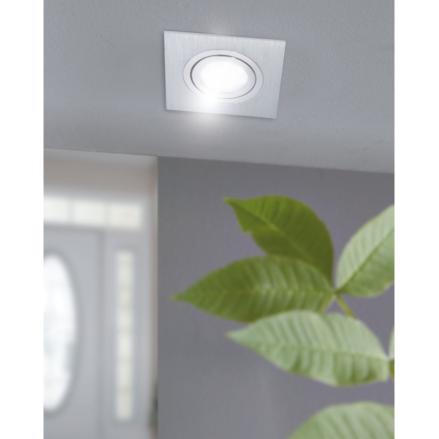 Eglo - Lámpara empotrada LED 1xGU10/5W/230V