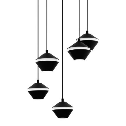 Eglo - Lámpara LED colgante 5xGU10/5W/230V