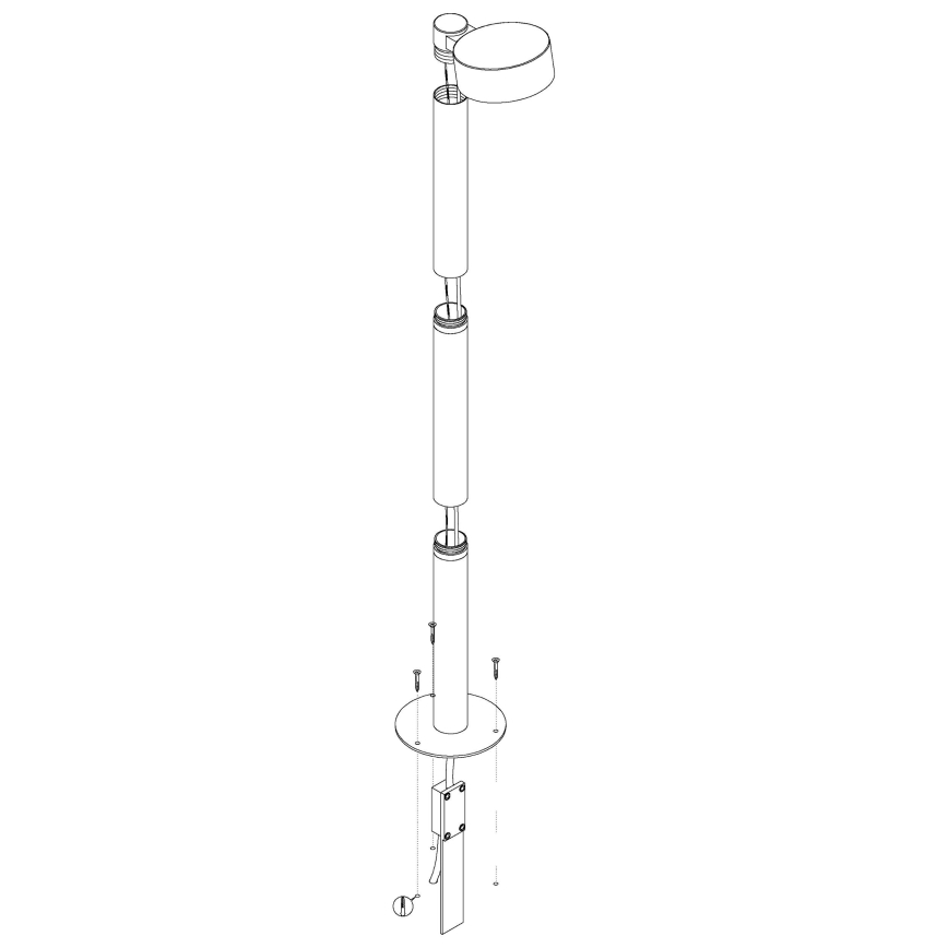 Eglo - LED Lámpara exterior LED/6W/230V IP44