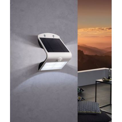 Eglo - Lámpara solar con sensor LED/3,2W/3,7V 2000 mAh IP54