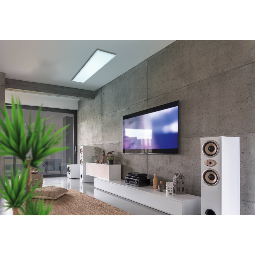 Eglo - Plafón regulable RGBW LED/32,5W/230V 2700-6500K 120x30 cm + control remoto