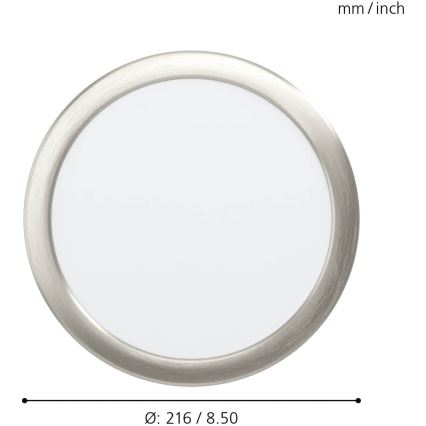 Eglo - Lámpara de baño LED regulable LED/16,5W/230V IP44 ZigBee