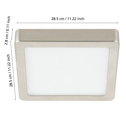 Eglo - Plafón de baño LED regulable LED/19,5W/230V 2700-6500K IP44 ZigBee