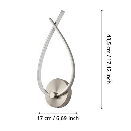Eglo - Aplique LED LED/10W/230V