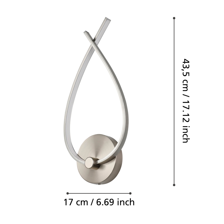 Eglo - Aplique LED LED/10W/230V