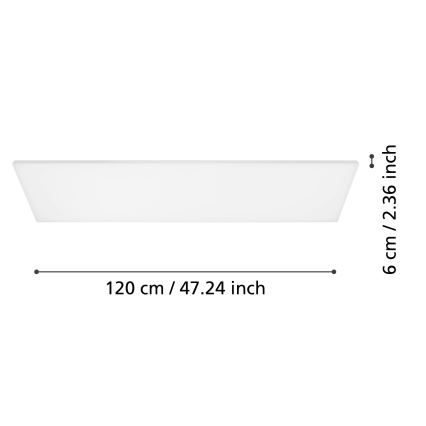 Eglo - Plafón LED LED/33W/230V