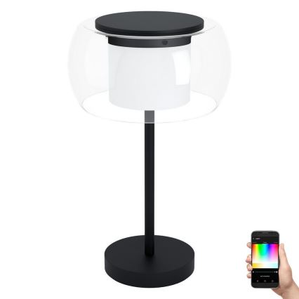 Eglo - LED RGB Lámpara de mesa regulable BRIAGLIA-C LED/15W/230V