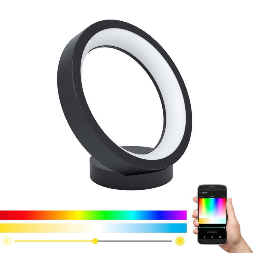 Eglo - Lámpara de mesa LED RGB regulable MARGHERA-C LED/16W/230V
