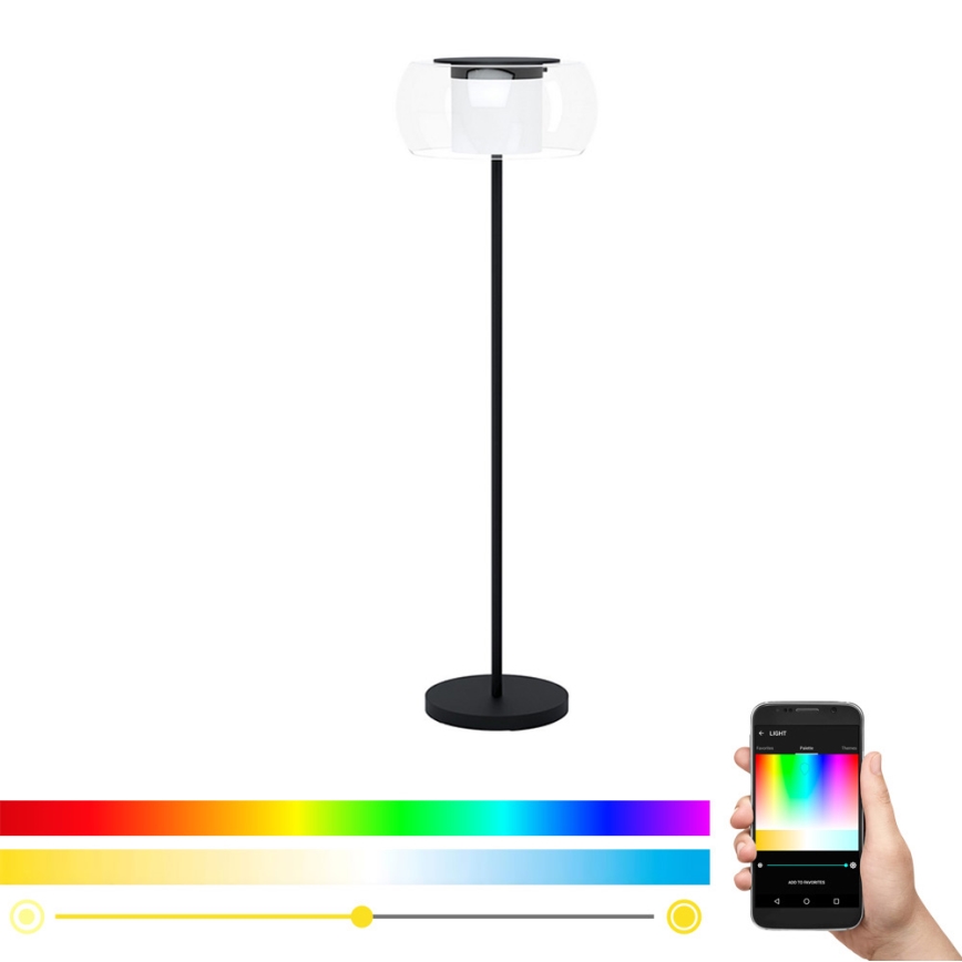Eglo - Lámpara de pie LED RGB regulable BRIAGLIA-C LED/24,8W/230V